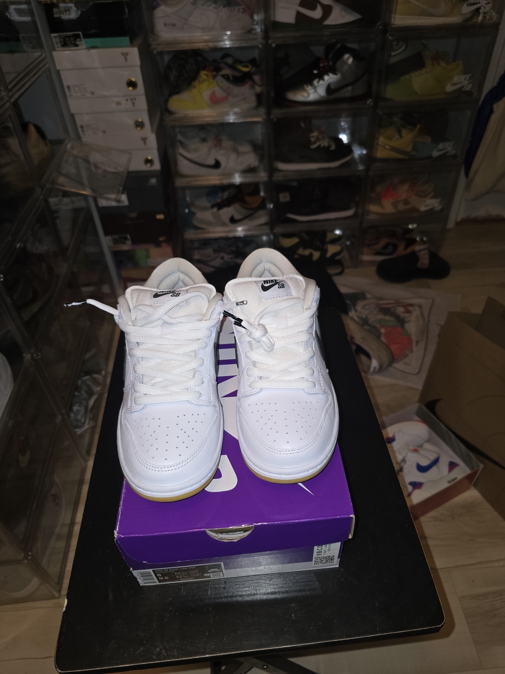 Nike SB Dunk Low Sneakers White Gum